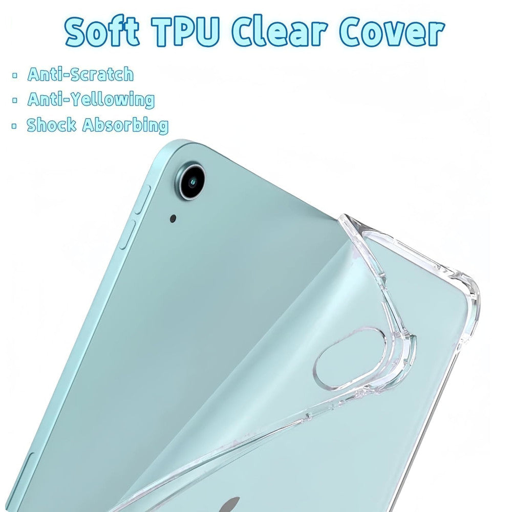 Case Compatible con iPad Air 13 (M2) TPU Antishock Transparente