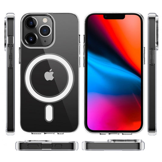 Case Transparente Compatible con iPhone 13 Pro con MagSafe