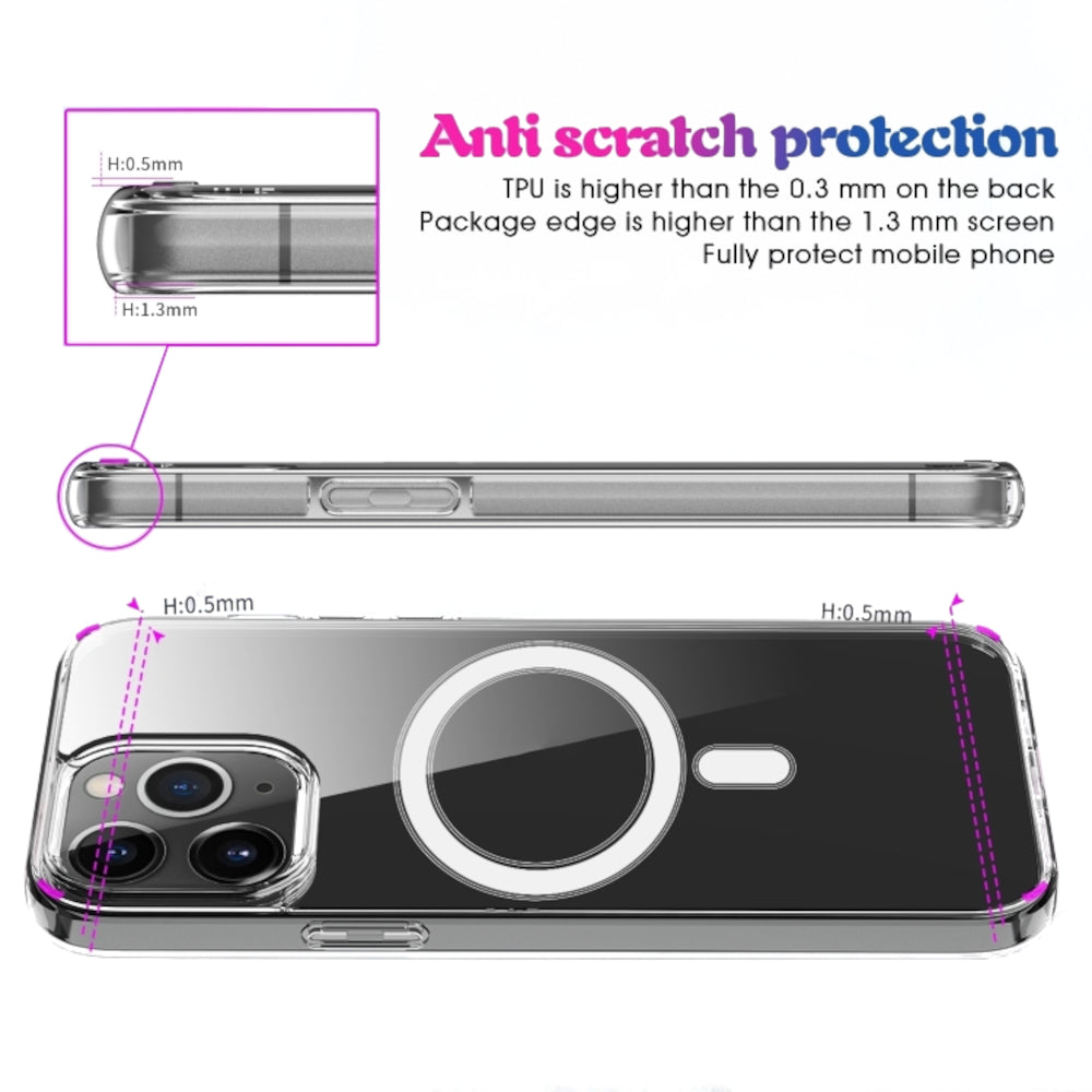 Case para iPhone 14 Pro Max Transparente con MagSafe