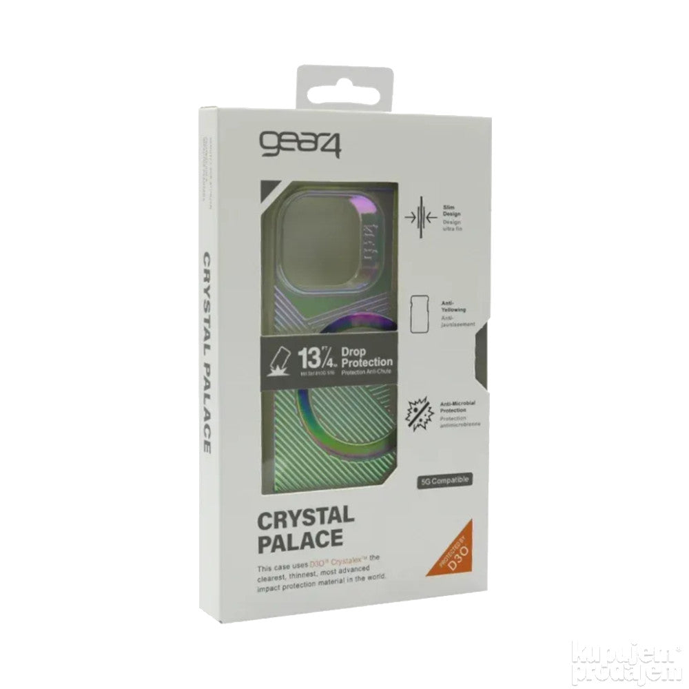 Case Tornasol Compatible con iPhone 13 Pro Gear4 Crystal Palace Magsafe
