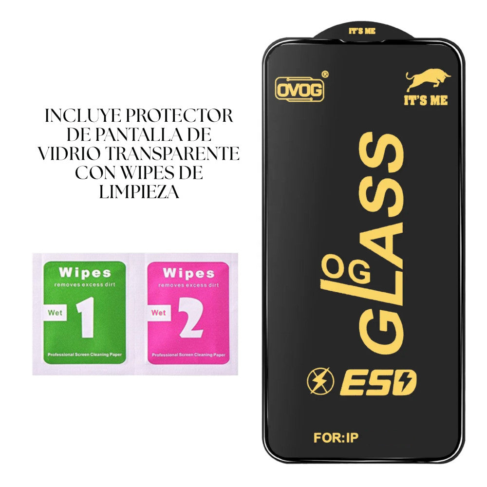 Protector de Pantalla para iPhone 16 Pro Max Transparente de Vidrio OG