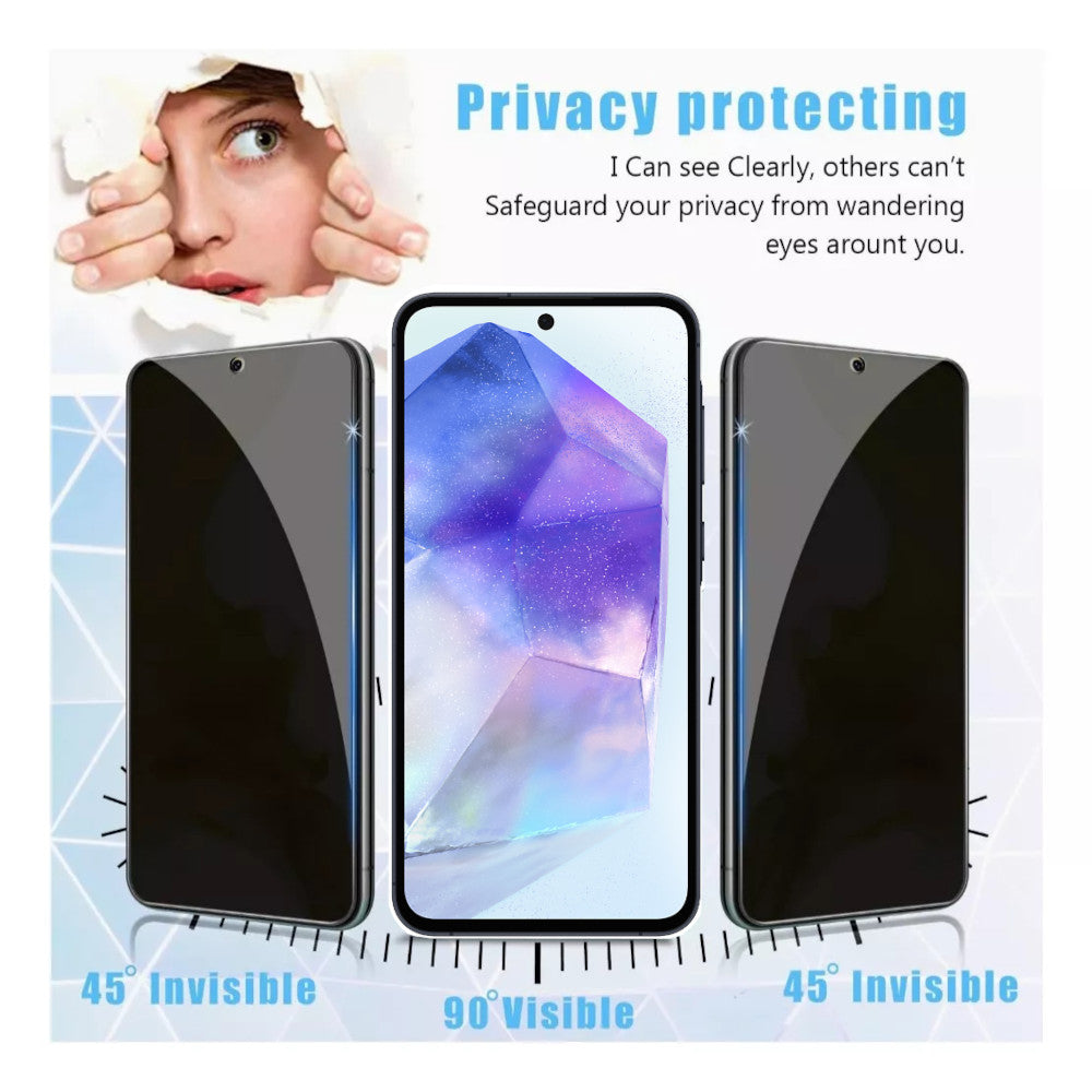 Protector de Pantalla para Samsung A55 Anti Espía Mica de Vidrio