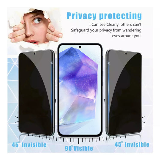Protector de Pantalla para Samsung A55 Anti Espía Mica de Vidrio