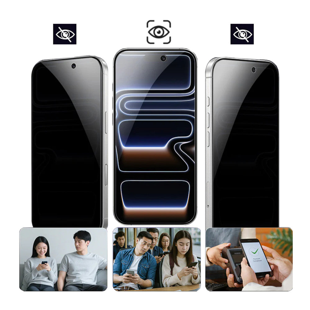 Protector de Pantalla para iPhone 17 Anti Espía Mica de Vidrio
