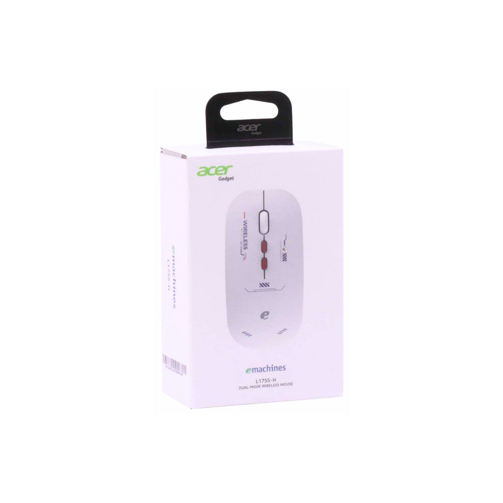 Mouse Inalámbrico Dual Acer L175S-H Recargable con Luz LED