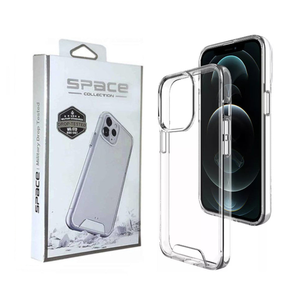 Case Transparente Compatible con iPhone 15 Pro Max Antishock Space