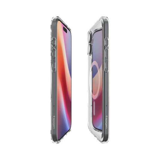 Case Compatible con iPhone 16 Spigen Neo Hybrid Crystal Magsafe Transparente