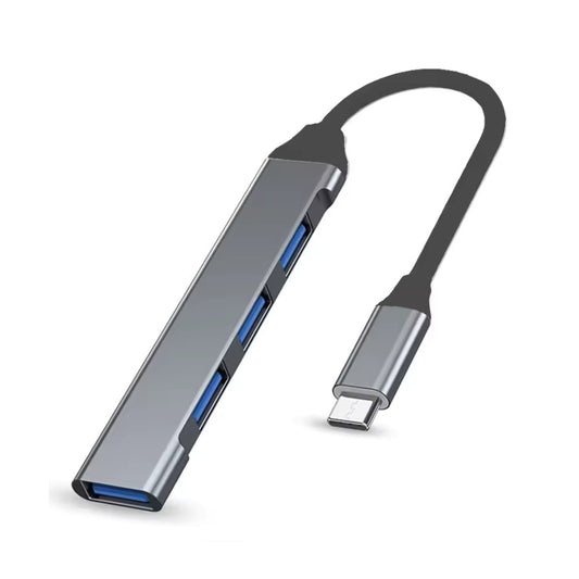 Adaptador Conector Hochi Tipo C a 4 USB