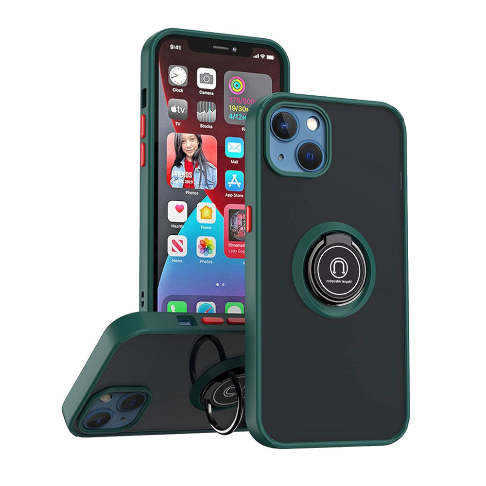 Case Ahumado Compatible con iPhone 15 Verde