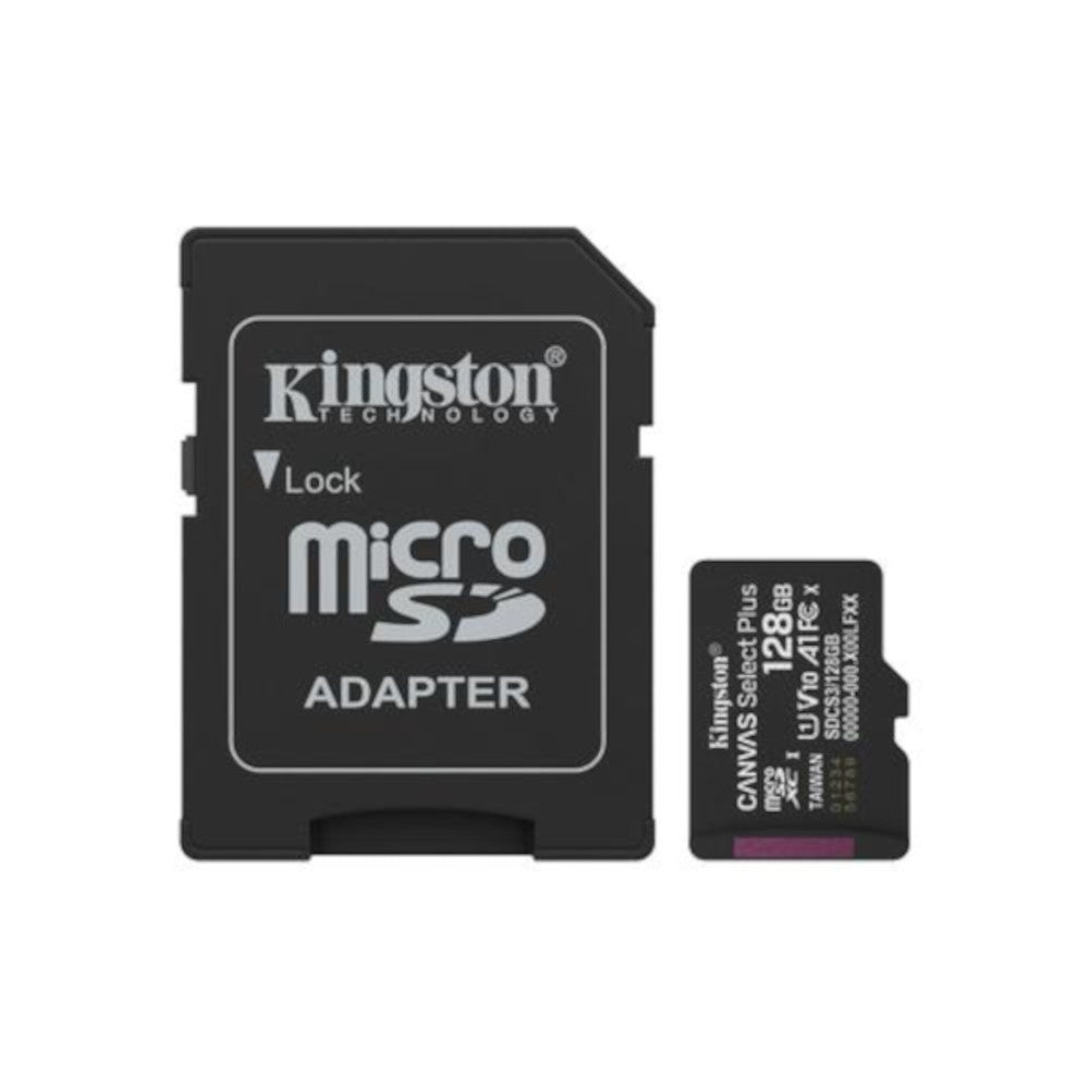 Memoria Micro SD 128GB Kingston Canvas Select Plus