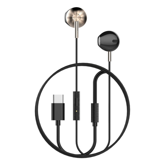 Auriculares Tipo C Ldnio HP09C Audífonos Intrauditivos con Control Remoto