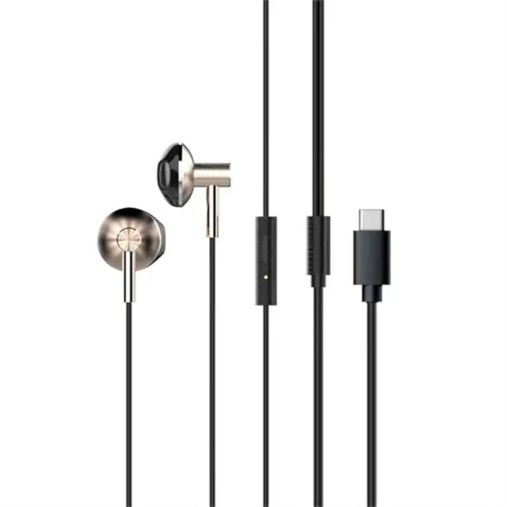 Auriculares Tipo C Ldnio HP09C Audífonos Intrauditivos con Control Remoto