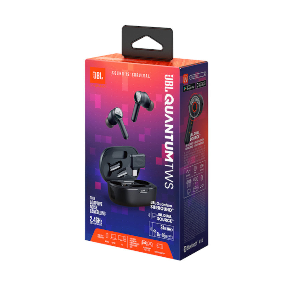 JBL Quantum TWS Auriculares Inalámbricos Gamer Audífonos Bluetooth con ANC