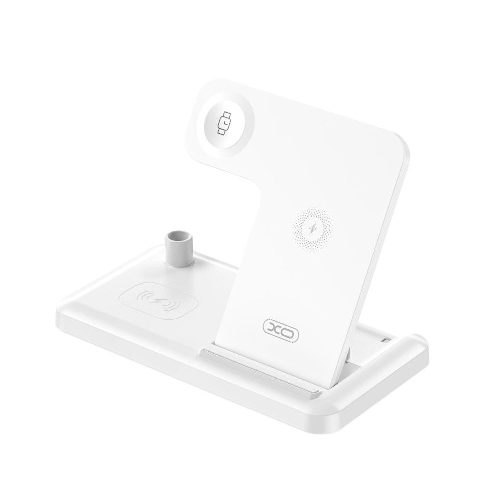 Cargador Inalámbrico XO-WX033 Base Magnética Docko 4 en 1 White