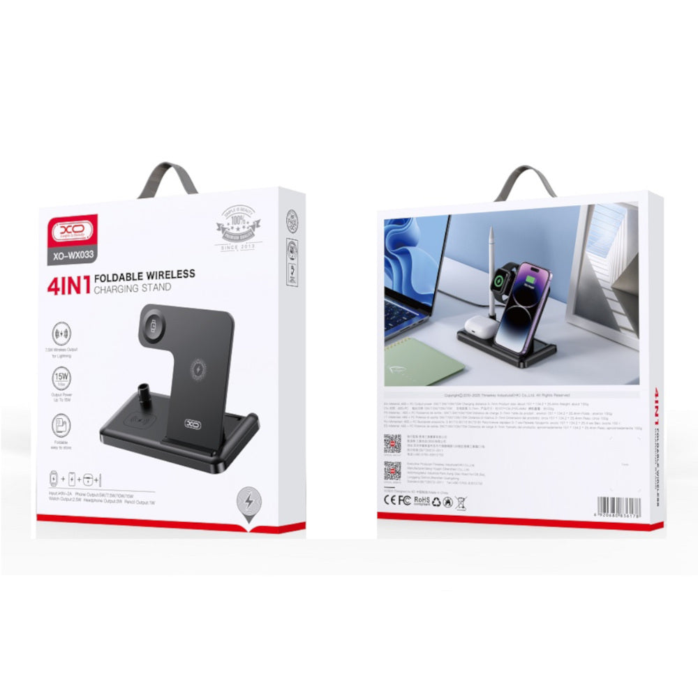 Cargador Inalámbrico XO-WX033 Base Magnética Docko 4 en 1