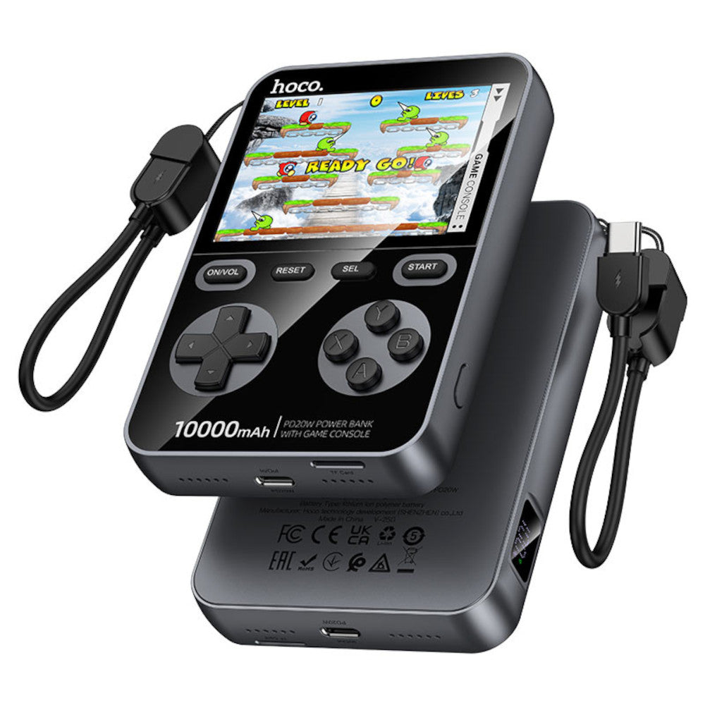 Power Bank 10000 mAh Consola De Juegos Retro Hoco Q47 Carga Rápida PD