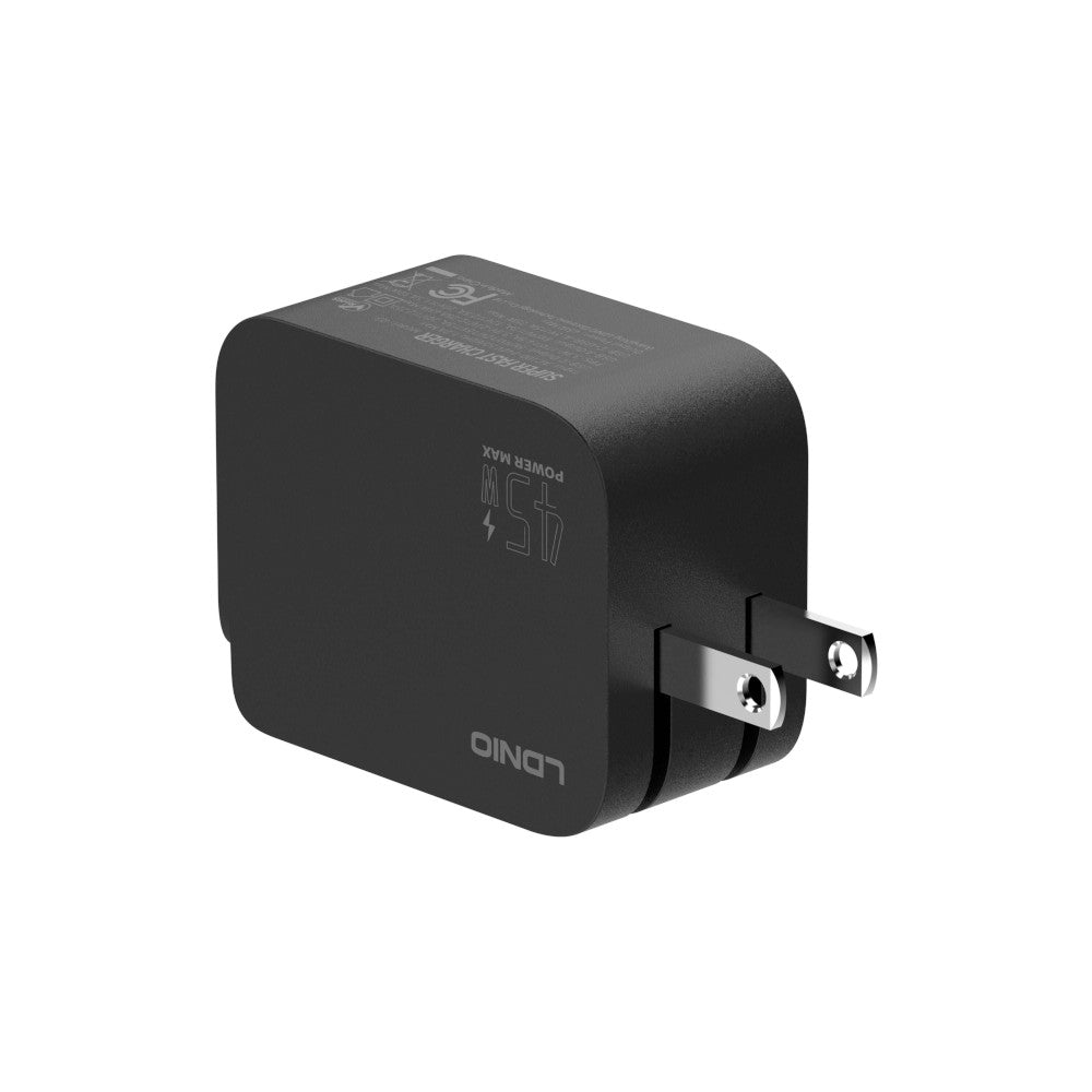 Cargador de 45W Carga Súper Rápida Ldnio Q3 Incluye Cable Tipo C a C