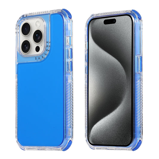 Case Compatible con iPhone 16 Pro Antishock 360 Azul