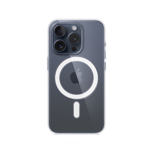 Case Compatible con iPhone 15 Pro Transparente con MagSafe