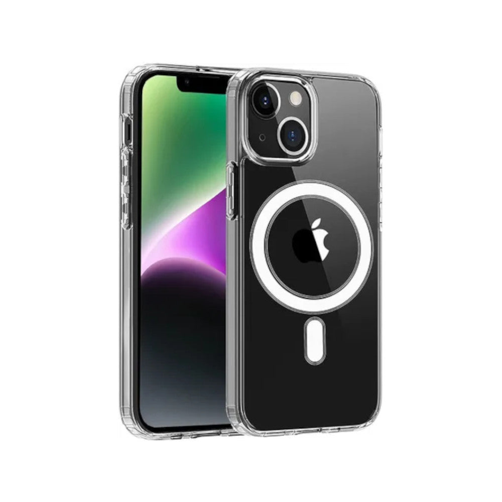Case Compatible con iPhone 14 Transparente con MagSafe