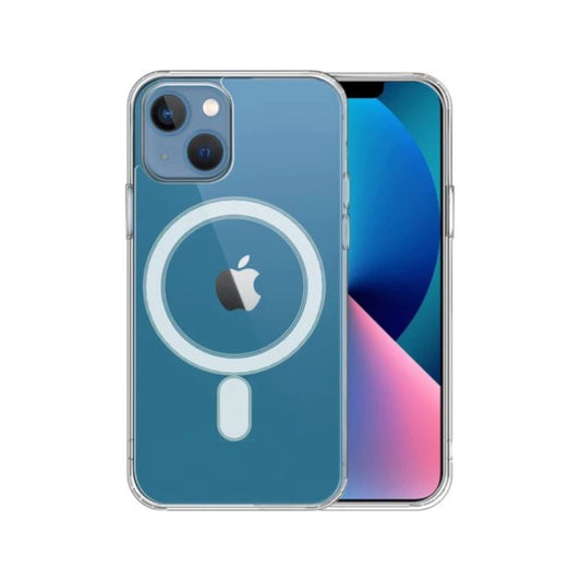 Case Compatible con iPhone 15 Transparente con MagSafe