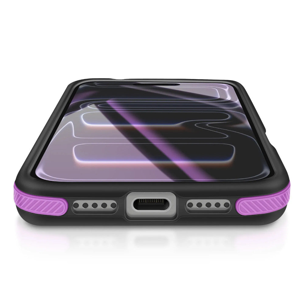 Case para iPhone 17 Pro Max Opal Smoke Borde Lila