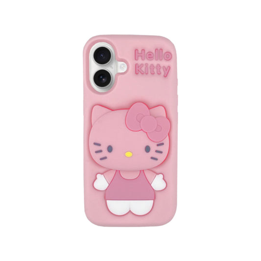 Case Compatible con iPhone 16 Tridicolor Hello Kitty