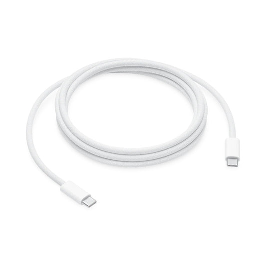 Cable de Carga USB-C de 240 w (2M) Trenzado Blanco