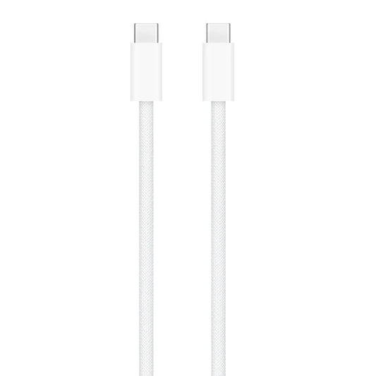 Cable de Carga USB-C de 240 w (2M) Trenzado Blanco