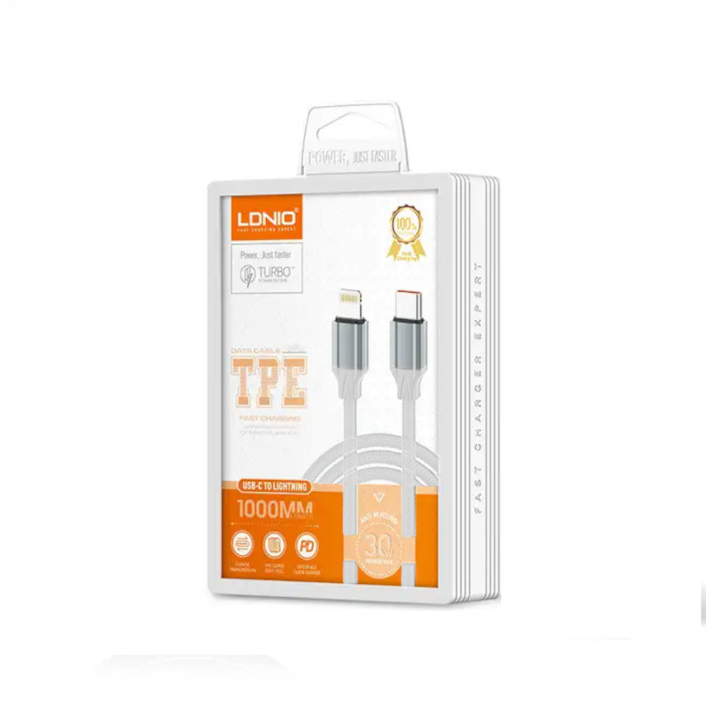 Cable Ldnio LC441I de Carga Rápida USB-C a Lightning 30w de 1 m
