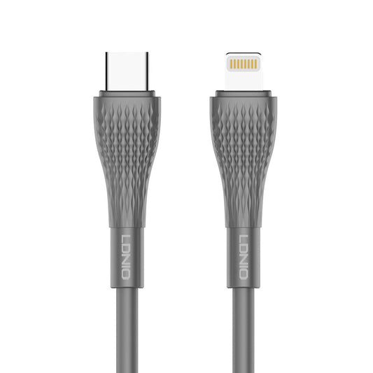 Cable Ldnio LC671i de Carga Rápida y Data USB-C a Lightning 30w de 1 m