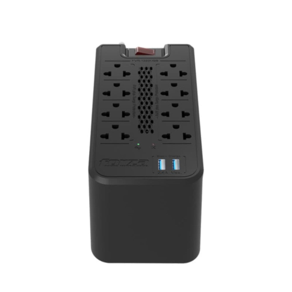 Estabilizador Forza FVR-1222USB 1200VA 600W 8 Tomas 2 USB