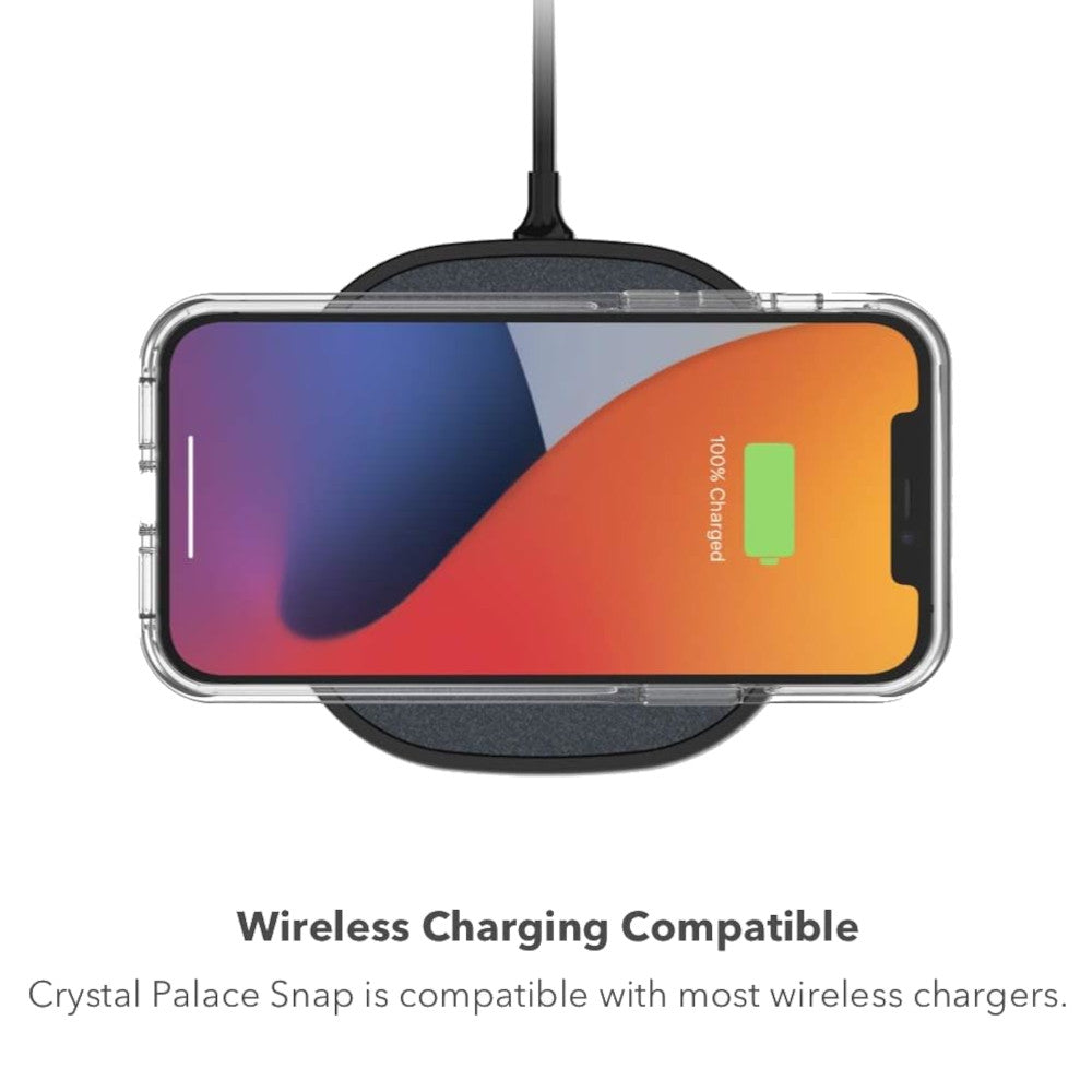 Case Transparente Compatible con iPhone 15 Pro Max Gear4 Crystal Palace Clear Magsafe