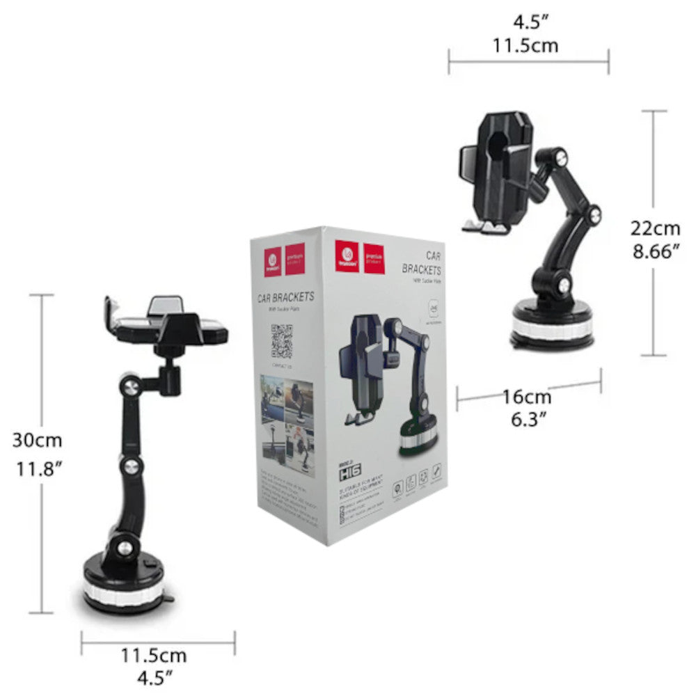 Holder con Ventosa Brysoon H16 Soporte de Celular para Automóvil