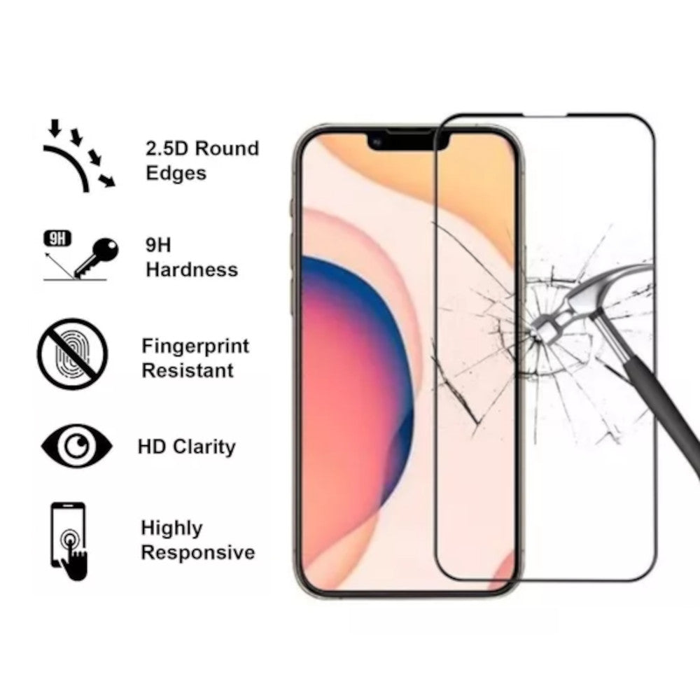 Protector de Pantalla para iPhone 13 Pro Transparente de Vidrio