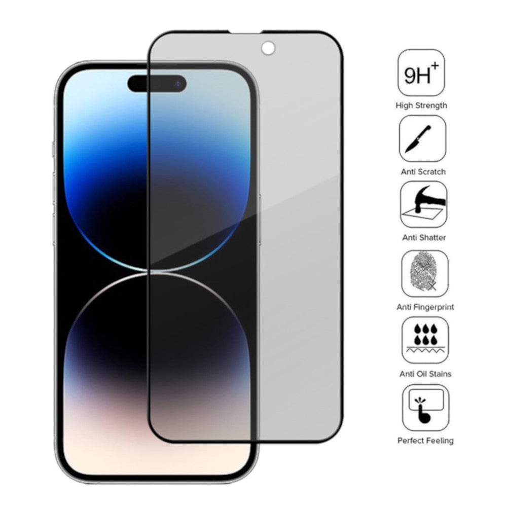 Protector de Pantalla para iPhone 15 Pro Max Anti Espía Mica de Vidrio