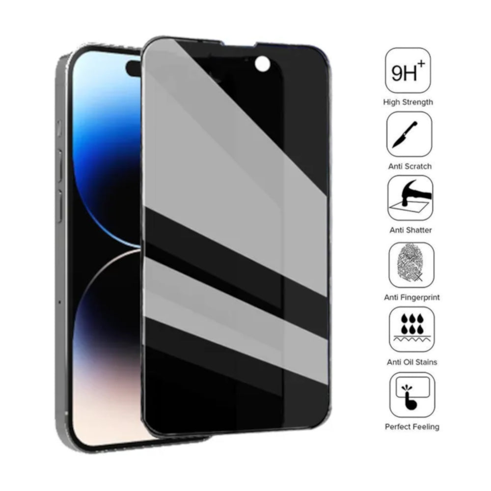 Protector de Pantalla para iPhone 15 Anti Espía Mica de Vidrio