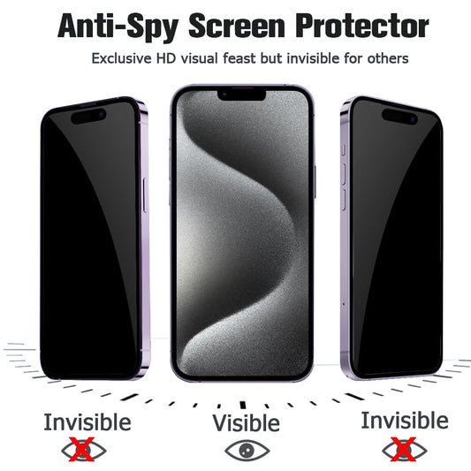 Protector de Pantalla para iPhone 16 Anti Espía Mica de Vidrio