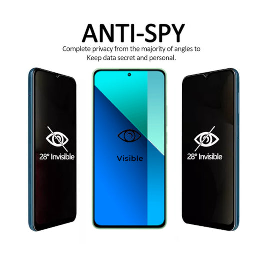 Protector de Pantalla para Redmi Note 13 Anti Espía Mica de Vidrio