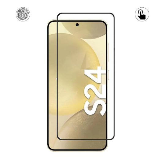 Protector de Pantalla para Samsung Galaxy S24 Lector de Huella Mica de Vidrio Transaparente