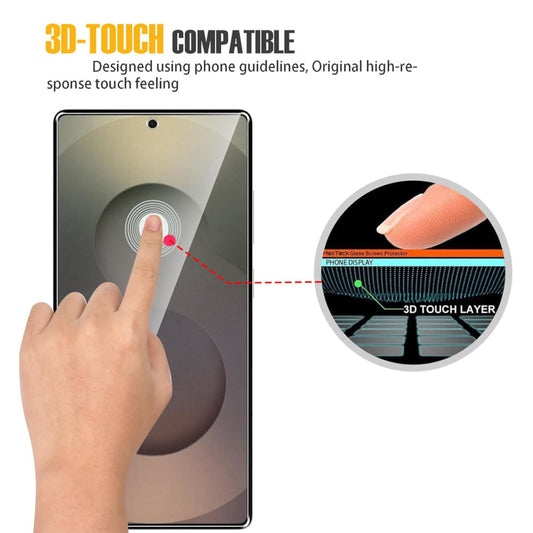 Protector de Pantalla para Samsung Galaxy S25 Ultra Lector de Huella Mica de Vidrio Transaparente