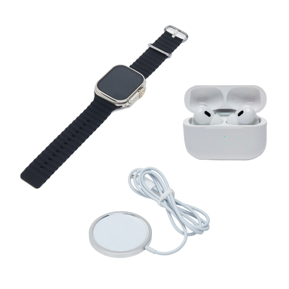 Reloj Inteligente Smartwatch TW1000 Set Pack 7 en 1 Black