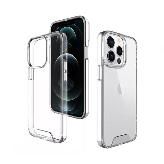 Case Transparente Compatible con iPhone 15 Pro Max Antishock Space