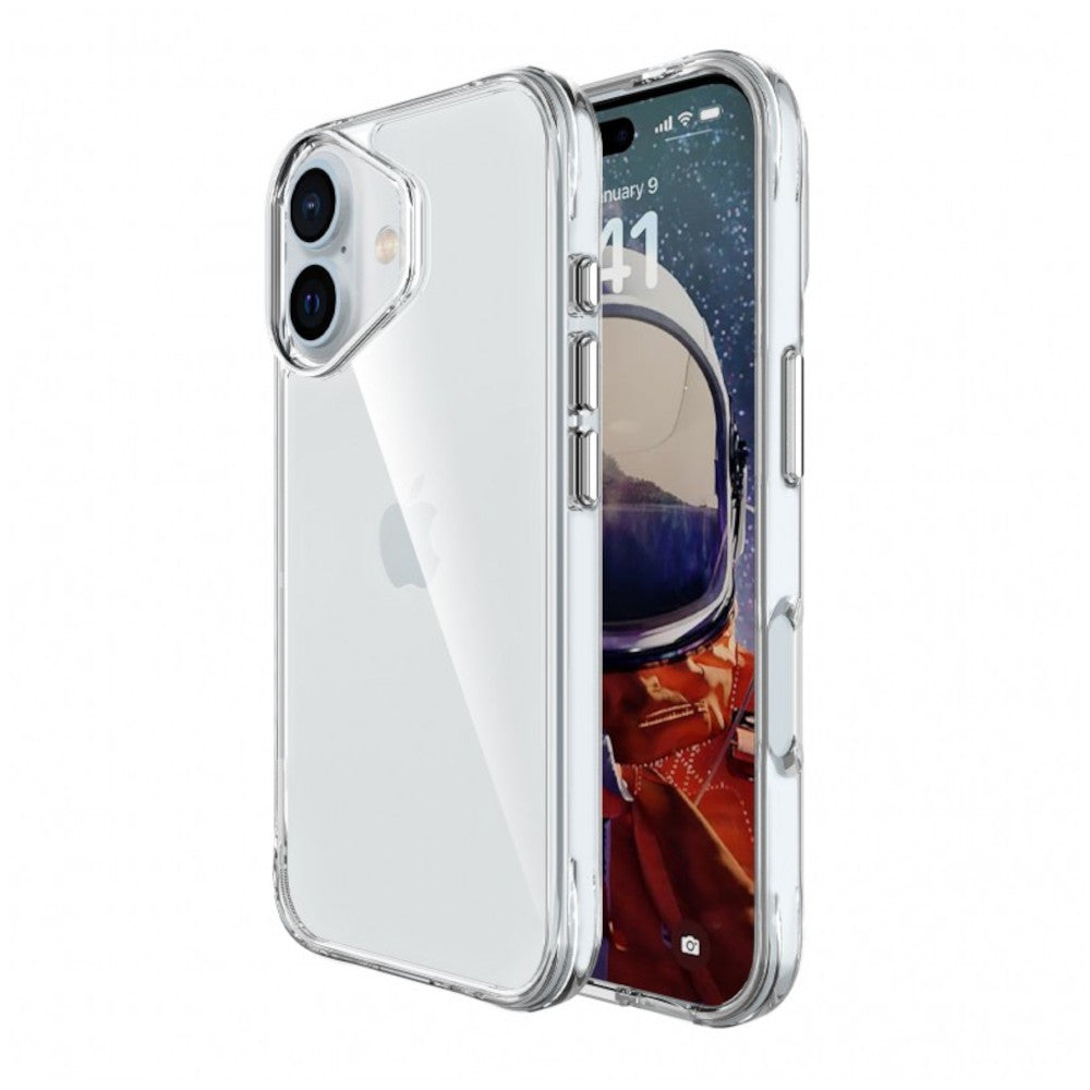 Case Transparente Compatible con iPhone 16 Space