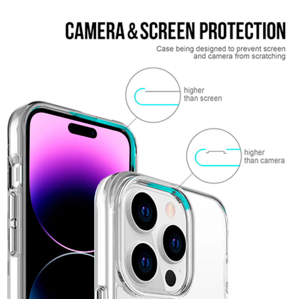 Case Transparente Compatible con iPhone 16 Pro Space