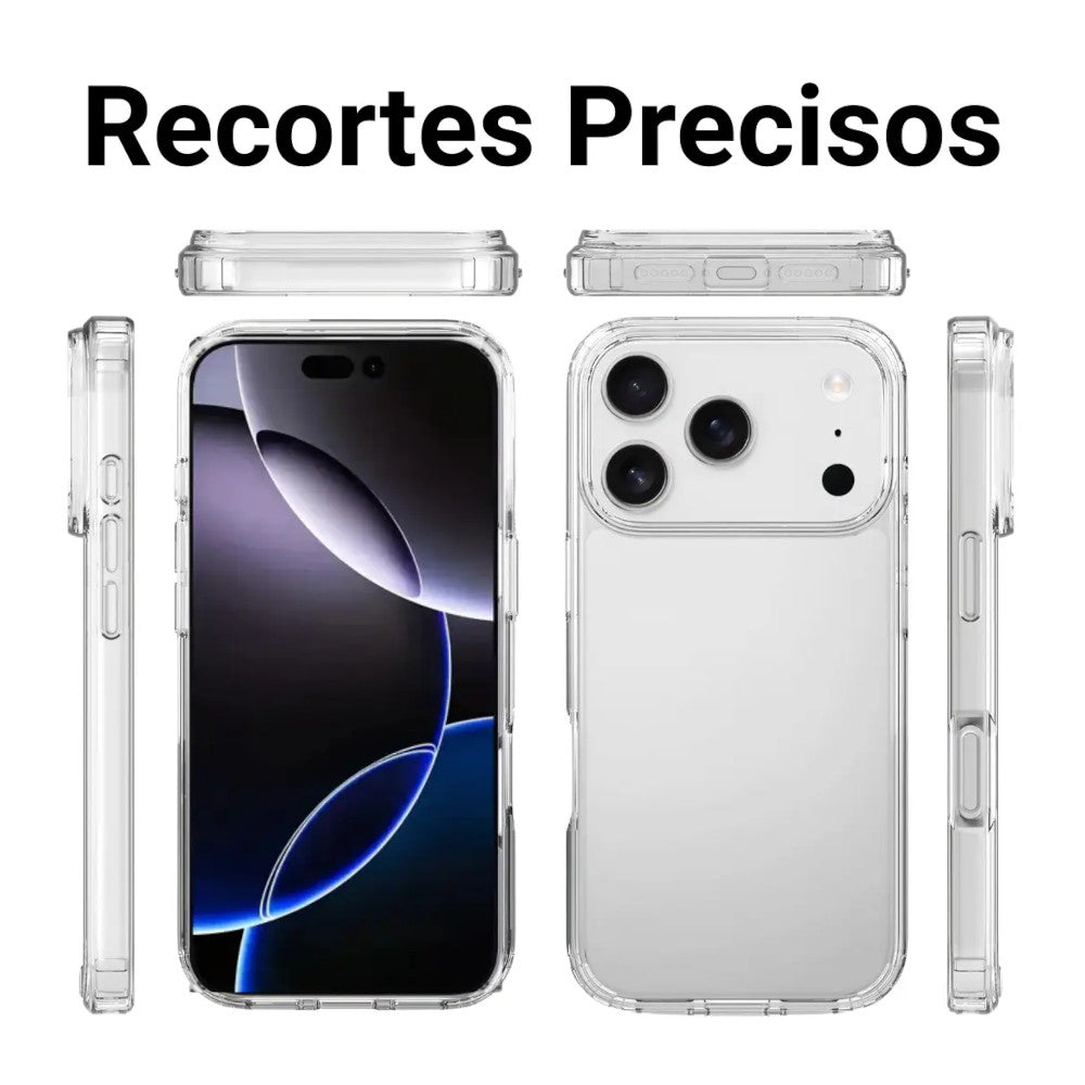 Case Transparente Compatible con iPhone 17 Pro Max Space