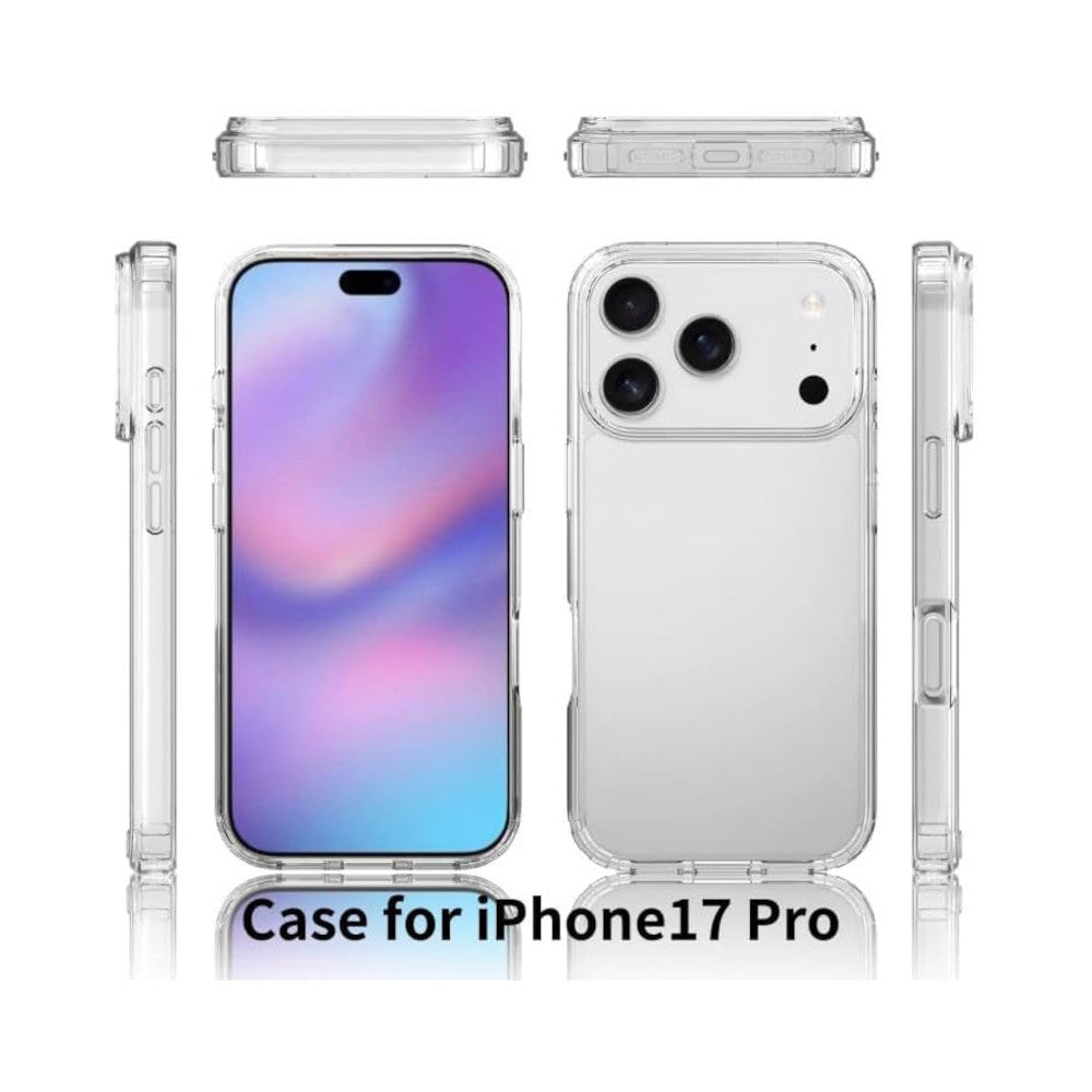 Case Transparente Compatible con iPhone 17 Pro Space