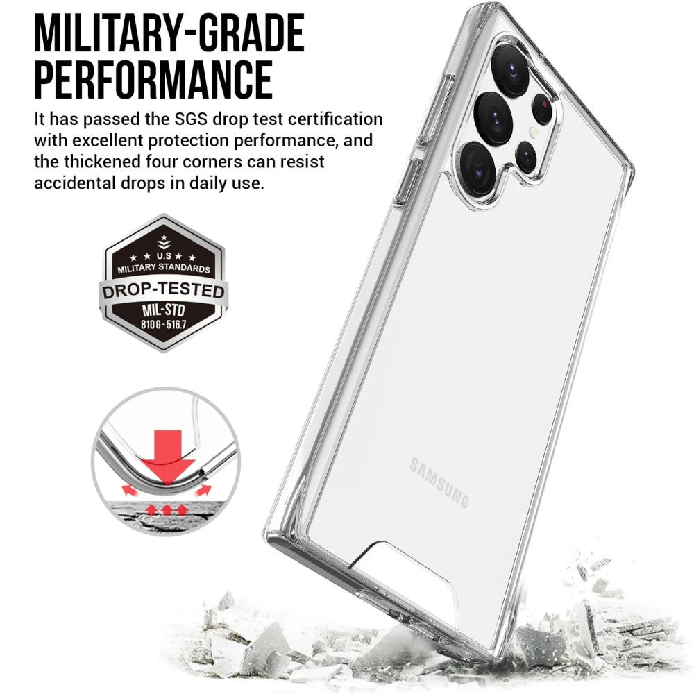 Case Transparente Compatible con Samsung S23 Ultra Space