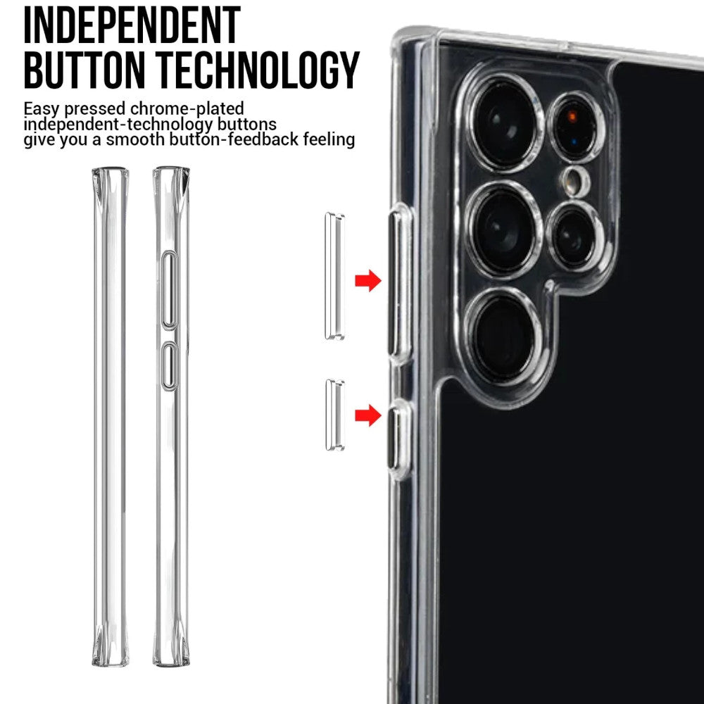 Case Transparente Compatible con Samsung S24 Ultra Space