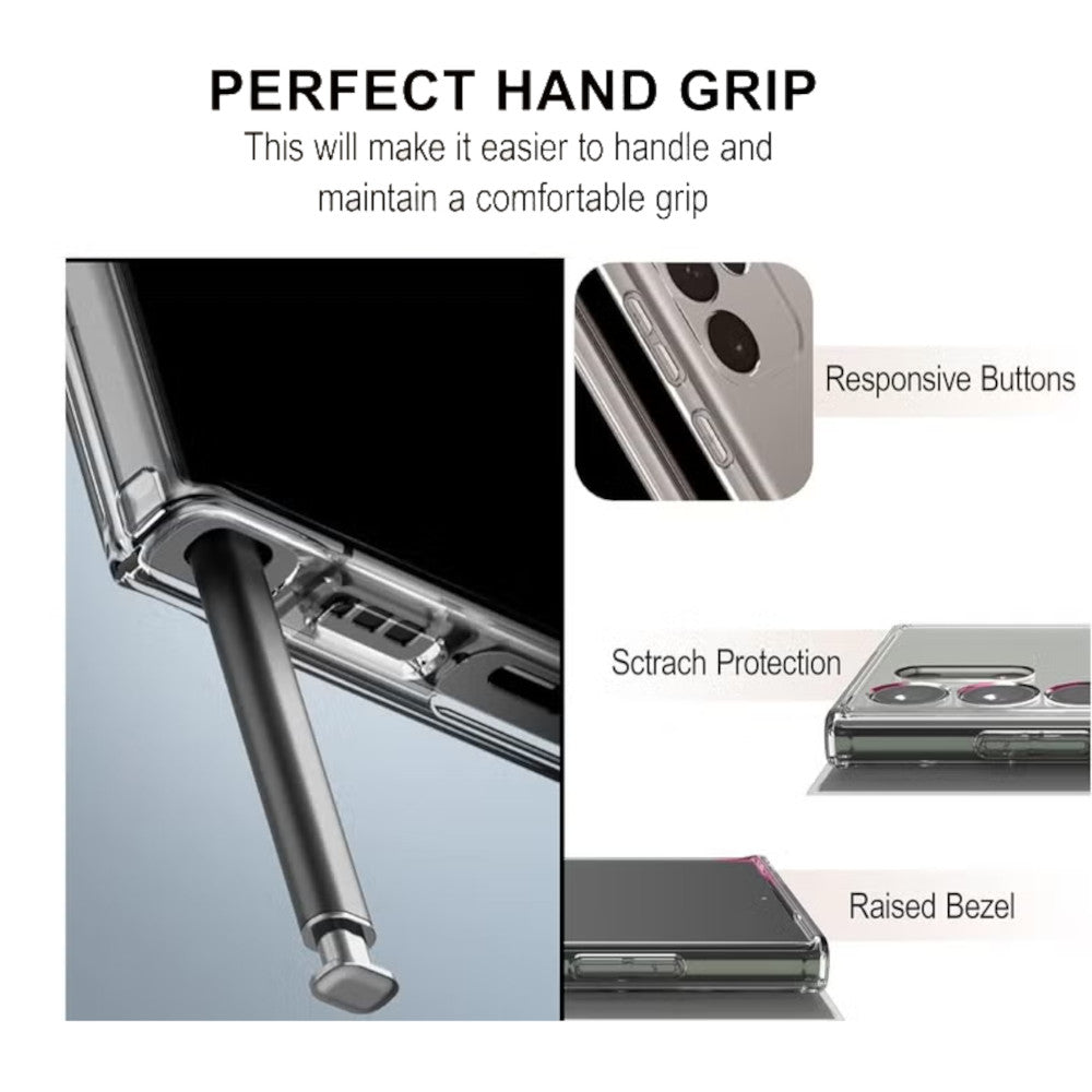 Case Transparente Compatible con Samsung S25 Ultra Space